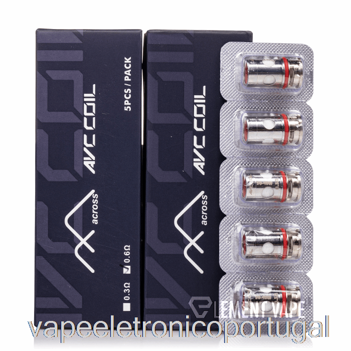 Vape Eletrônico Através De Bobinas De Substituição Vape Avc Bobinas De Malha De 0,8 Ohm